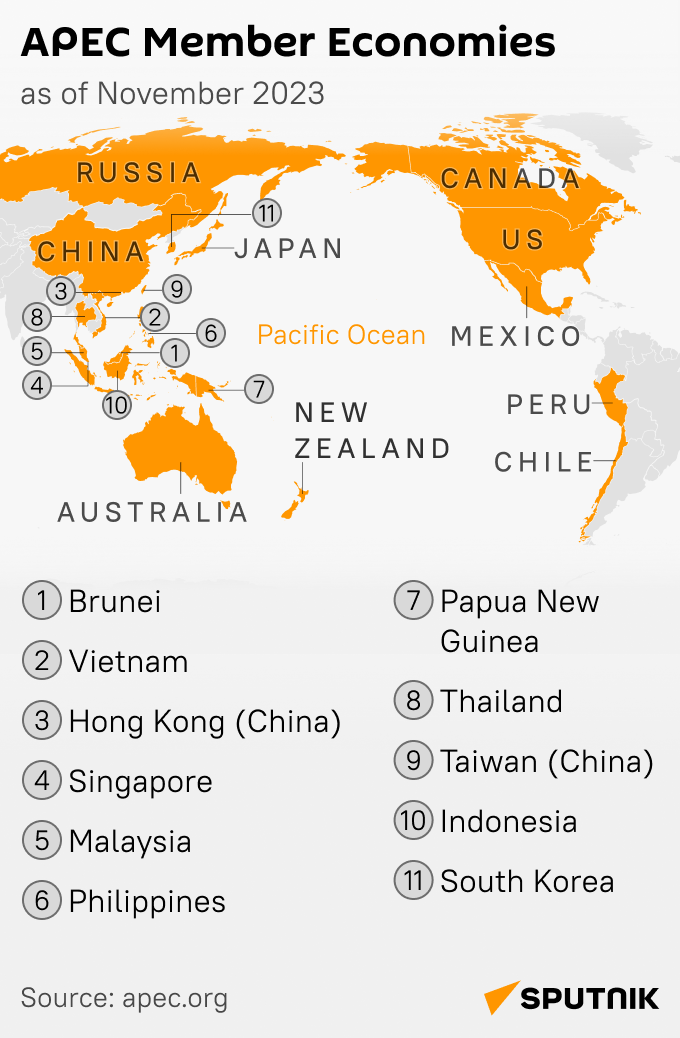 apec members mob - Sputnik International