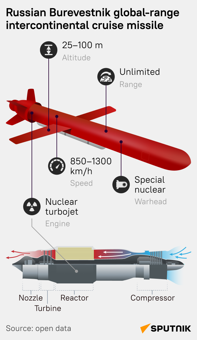 Burevestnik cruise missile - Sputnik International