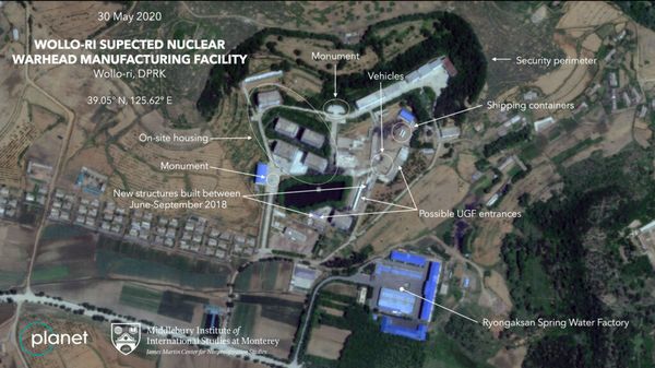 Satellite image of a suspected North Korean nuclear weapons facility taken May 30, 2020 Satellite image of a suspected North Korean nuclear weapons facility taken May 30, 2020 - Sputnik International