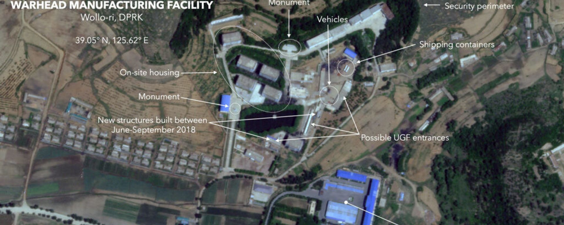 Satellite image of a suspected North Korean nuclear weapons facility taken May 30, 2020 - Sputnik International, 1920, 09.07.2020