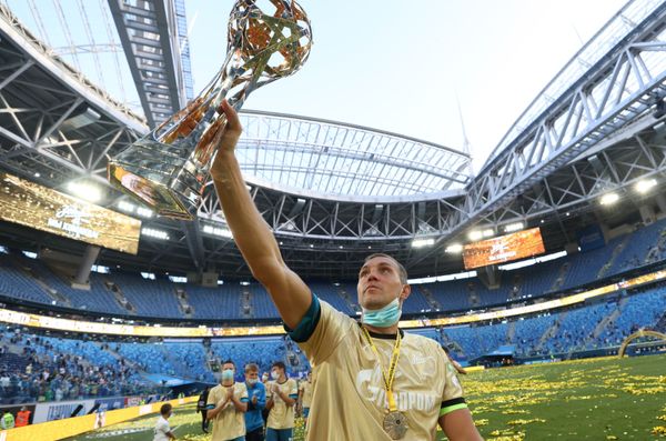 Artyom Dziuba, a Zenit football club player, during the Russian Champions Cup award presentation following the match between FC Zenit (St. Petersburg) and FC Sochi (Sochi). Artyom Dziuba, a Zenit football club player, during the Russian Champions Cup award presentation following the match between FC Zenit (St. Petersburg) and FC Sochi (Sochi). - Sputnik International