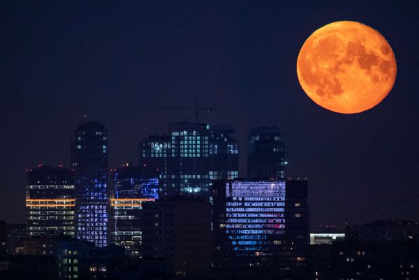 A full moon observed in Moscow, Russia. A full moon observed in Moscow, Russia. - Sputnik International