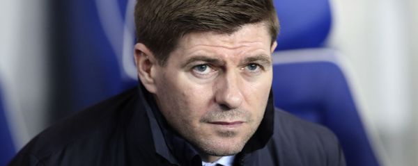 Rangers' manager Steven Gerrard sits on the bench during the Europa League round of 16 first leg soccer match between Rangers and Bayer Leverkusen at the Ibrox stadium in Glasgow, Scotland, Thursday, March 12, 2020 - Sputnik International