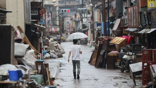  Situation after heavy rains and flooding in Hitoyoshi, Kumamoto prefecture - Sputnik International