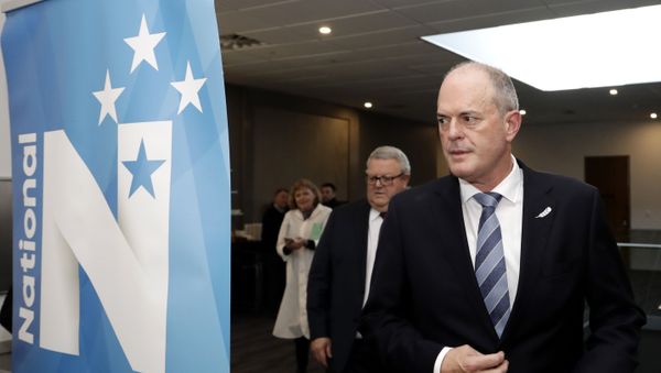 Leader of the opposition National Party, Todd Muller, arrives at a press conference in Christchurch, New Zealand, Thursday, July 9, 2020. The New Zealand general election will be held on Saturday Sept. 19. - Sputnik International