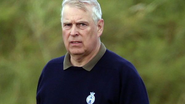 Britain's Prince Andrew, center, attends the Duke of York Young Champions Trophy at the Royal Portrush Golf Club in County Antrim, Northern Ireland, Monday, Sept. 9, 2019 Britain's Prince Andrew, center, attends the Duke of York Young Champions Trophy at the Royal Portrush Golf Club in County Antrim, Northern Ireland, Monday, Sept. 9, 2019 - Sputnik International