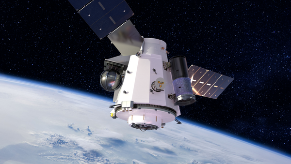 Artist's concept illustration of US Unmanned Orbital Outpost  - Sputnik International