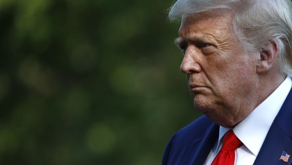 President Donald Trump walks on the South Lawn of the White House in Washington, Wednesday, 15 July 2020 - Sputnik International