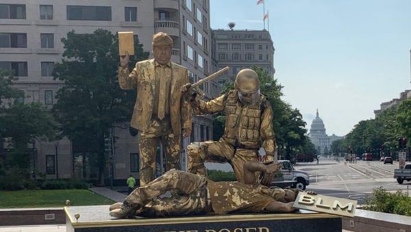 Earlier Today, “The Poser” at Freedom Plaza. (7/17/2020) - Sputnik International