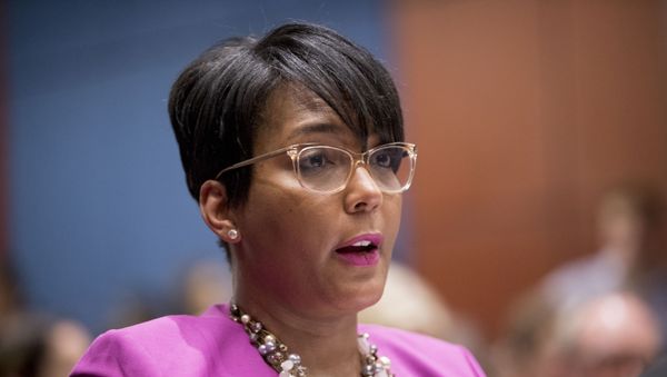 FILE - In this July 17, 2019, file photo, Atlanta Mayor Keisha Lance Bottoms speaks during a Senate Democrats' Special Committee on the Climate Crisis on Capitol Hill in Washington.  Bottoms announced Monday, July 6, 2020, that she had tested positive for COVID-19. (AP Photo/Andrew Harnik, File) - Sputnik International