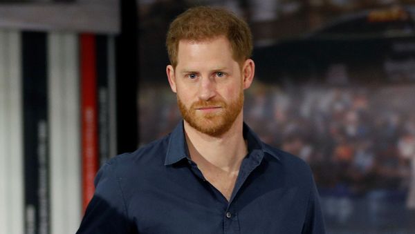 Britain's Prince Harry, Duke of Sussex looks at exhibits during a visit to officially open the Silverstone Experience at Silverstone motor racing circuit, in central England on March 6, 2020 - Sputnik International