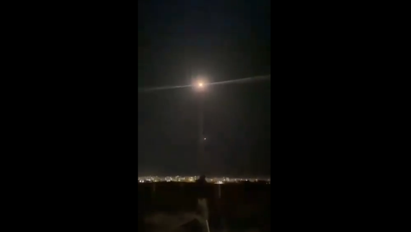 Syrian anti-air defenses engage an alleged Israeli missile over Damascus, Syria, on July 20, 2020 - Sputnik International