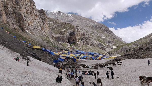Amarnath Cave Front - Sputnik International