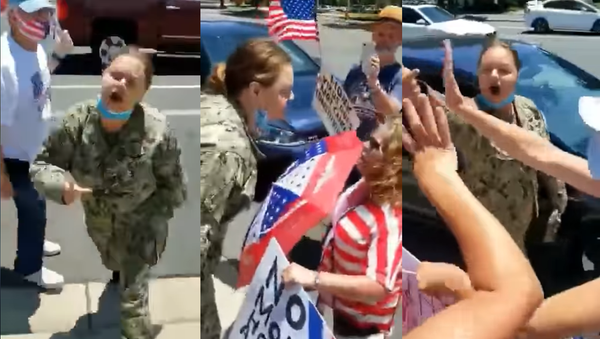 This attack took place on Sunday July 19th at about 1:00 pm. A large group of people were having a pro-america rally and had lined the sidewalks with happiness and flags. - Sputnik International