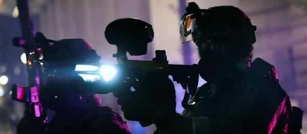 Federal law enforcement officers in Portland Federal law enforcement officers in Portland - Sputnik International