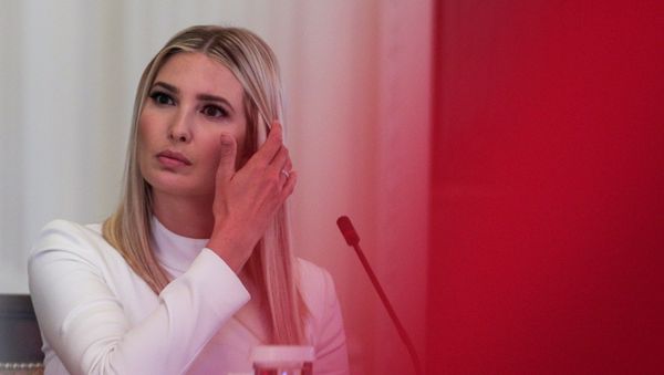 White House senior advisor Ivanka Trump chairs a meeting of the American Workforce Policy Advisory Board in the East Room at the White House in Washington, U.S., 26 June 2020. REUTERS - Sputnik International