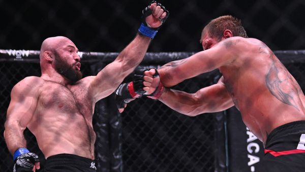 Magomed Ismailov and Alexander Emelianenko at Absolute Championship Akhmat (ACA) 107 in Sochi. - Sputnik International