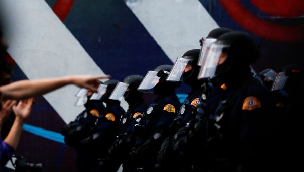 Washington State Patrol officers near Seattle Police Department's East Precinct in Seattle - Sputnik International