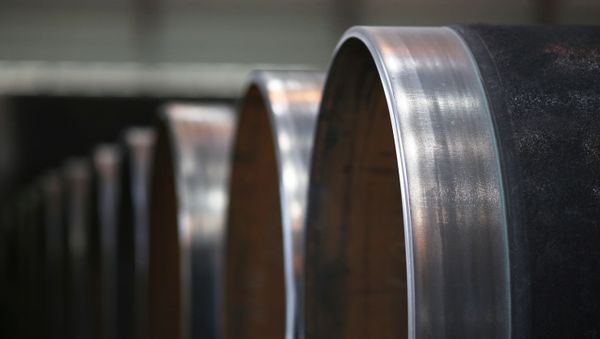 Piece of pipeline used in gas industry - Sputnik International