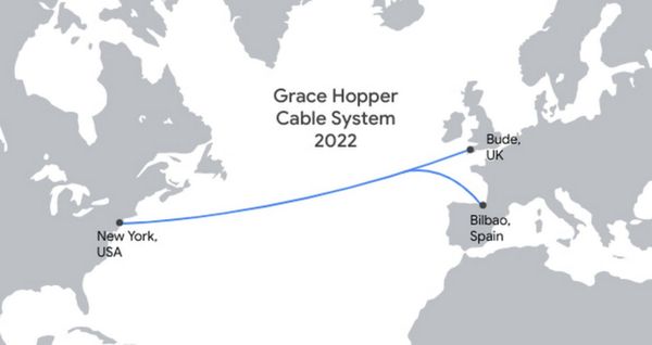 Google Announces New ‘Grace Hopper’ Undersea Cable Project to Link US With UK, Spain - Sputnik International