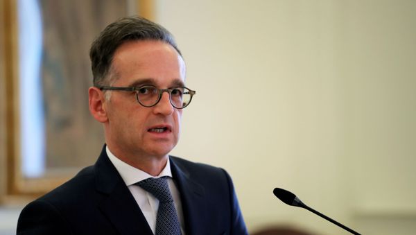 German Foreign Minister Heiko Maas speaks during a news conference at the Ministry of Foreign Affairs in Athens, Greece, July 21, 2020.  - Sputnik International