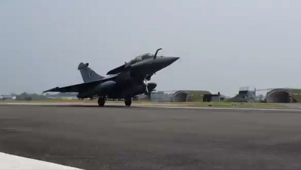 The Touchdown of Rafale at Ambala - Sputnik International