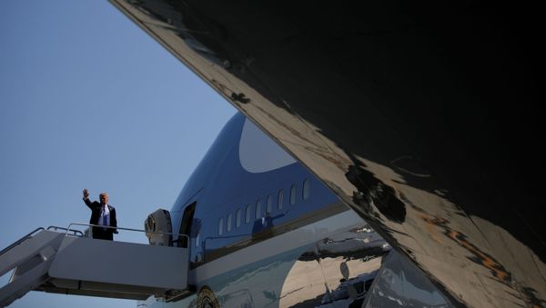 U.S. President Donald Trump boards Air Force One as he departs Washington for travel to Midland, Texas at Joint Base Andrews, Maryland, U.S., July 29, 2020 U.S. President Donald Trump boards Air Force One as he departs Washington for travel to Midland, Texas at Joint Base Andrews, Maryland, U.S., July 29, 2020 - Sputnik International