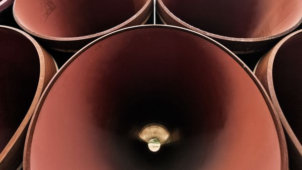 A picture shows a land connection point of the Nord stream-2 gas pipeline in Lubmin, Germany - Sputnik International