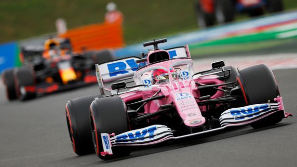 Formula One F1 - Hungarian Grand Prix - Hungaroring, Budapest, Hungary - July 18, 2020 Racing Point's Sergio Perez in action during qualifying - Sputnik International