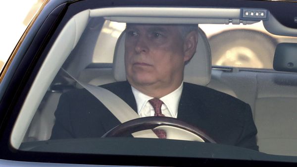 Britain's Prince Andrew drives into Buckingham Palace, as he arrives for the traditional Queen's Christmas lunch, in London - Sputnik International