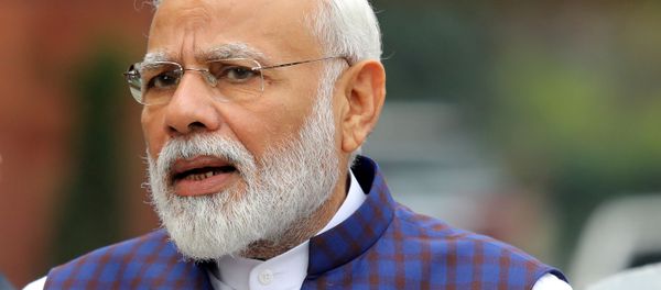 Indian Prime Minister Narendra Modi speaks to the media in New Delhi Indian Prime Minister Narendra Modi speaks to the media in New Delhi - Sputnik International