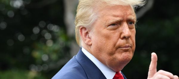 US President Donald Trump speaks as he departs the White House in Washington, DC, on July 31, 2020 en route to Florida.  - Sputnik International