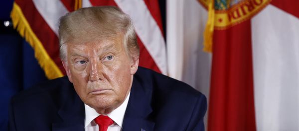 President Donald Trump participates in a roundtable discussion on the coronavirus outbreak and storm preparedness at Pelican Golf Club in Belleair, Fla., Friday, July 31, 2020 - Sputnik International