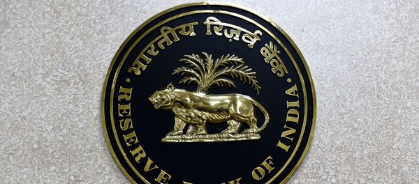 The Reserve Bank of India (RBI) logo is displayed on a wall inside the Reserve Bank of India in New Delhi on July 8, 2019. The Reserve Bank of India (RBI) logo is displayed on a wall inside the Reserve Bank of India in New Delhi on July 8, 2019. - Sputnik International