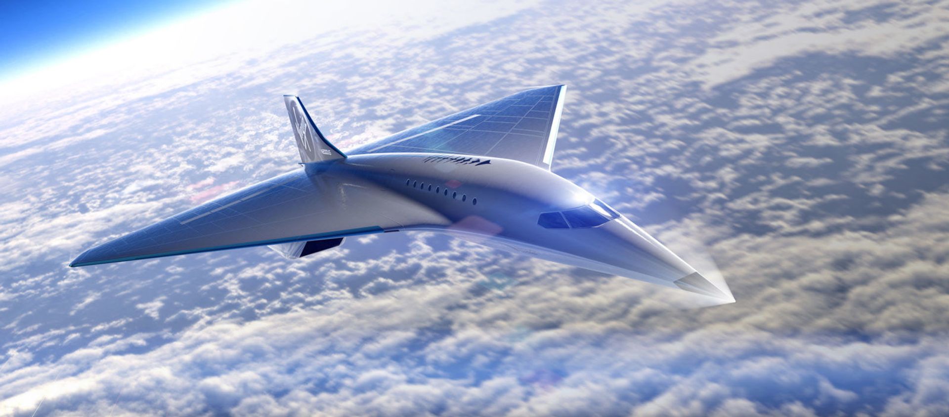 Concept drawing of The Spaceship Company's proposed supersonic passenger airliner - Sputnik International, 1920, 03.08.2020