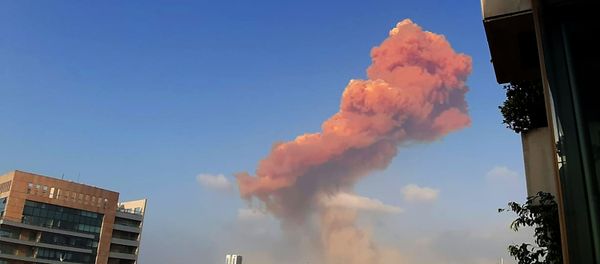 A picture shows the scene of a huge explosion that rocked the Lebanese capital Beirut on August 4, 2020.  - Sputnik International