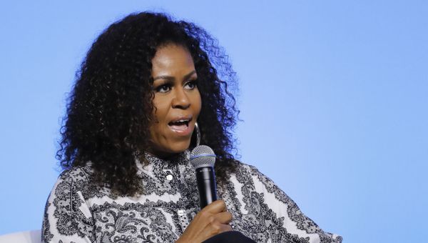 In this Dec. 12, 2019, file photo, former first lady Michelle Obama speaks during an event for Obama Foundation in Kuala Lumpur, Malaysia. - Sputnik International