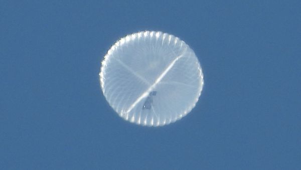 Google Project Loon balloon spotted over northern Colorado at an altitude of approximately 53,000 feet. - Sputnik International