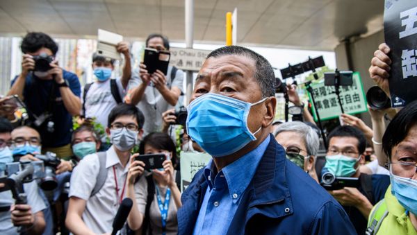 Hong Kong media tycoon and founder of the Apple Daily newspaper Jimmy Lai - Sputnik International