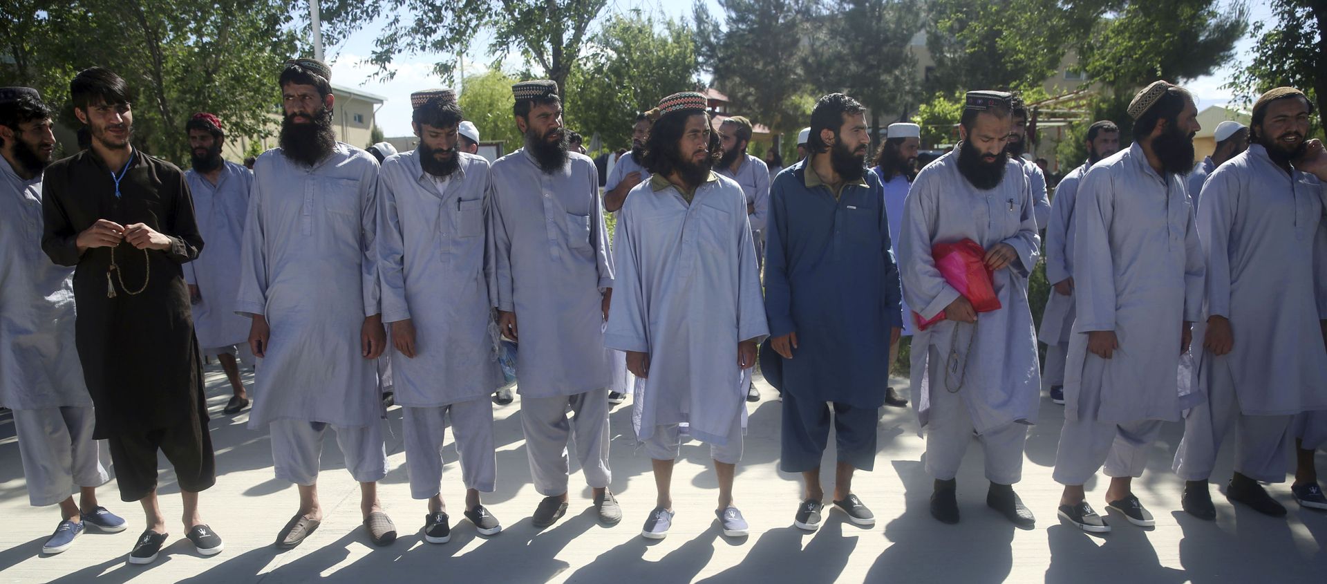 Afghan Taliban prisoners in Parwan province, Afghanistan Afghan Taliban prisoners in Parwan province, Afghanistan - Sputnik International, 1920, 15.02.2021