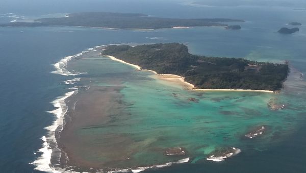 This aerial photograph taken on September 22, 2018 shows Boat Island in the Andaman Islands, a remote Indian archipelago in the Bay of Bengal. This aerial photograph taken on September 22, 2018 shows Boat Island in the Andaman Islands, a remote Indian archipelago in the Bay of Bengal. - Sputnik International