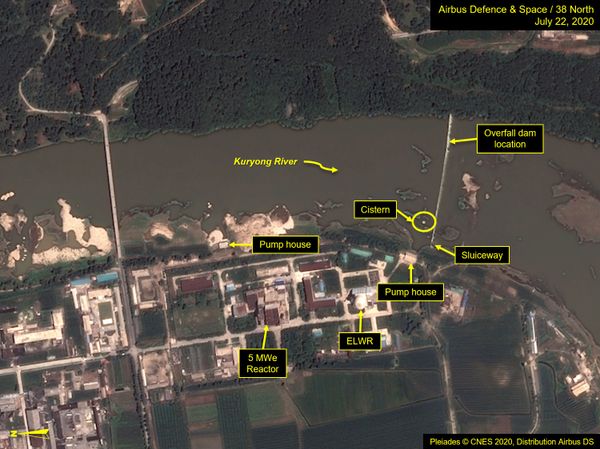 Photos: Rain-Swollen River Swallows Shore Facilities at North Korea’s Primary Nuclear Reactor Photos: Rain-Swollen River Swallows Shore Facilities at North Korea’s Primary Nuclear Reactor - Sputnik International