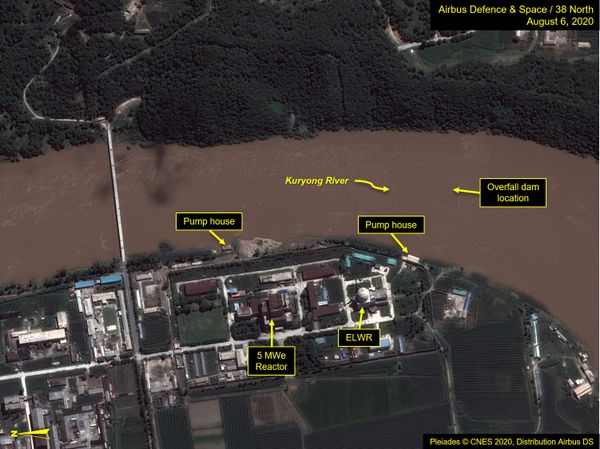 Photos: Rain-Swollen River Swallows Shore Facilities at North Korea’s Primary Nuclear Reactor Photos: Rain-Swollen River Swallows Shore Facilities at North Korea’s Primary Nuclear Reactor - Sputnik International