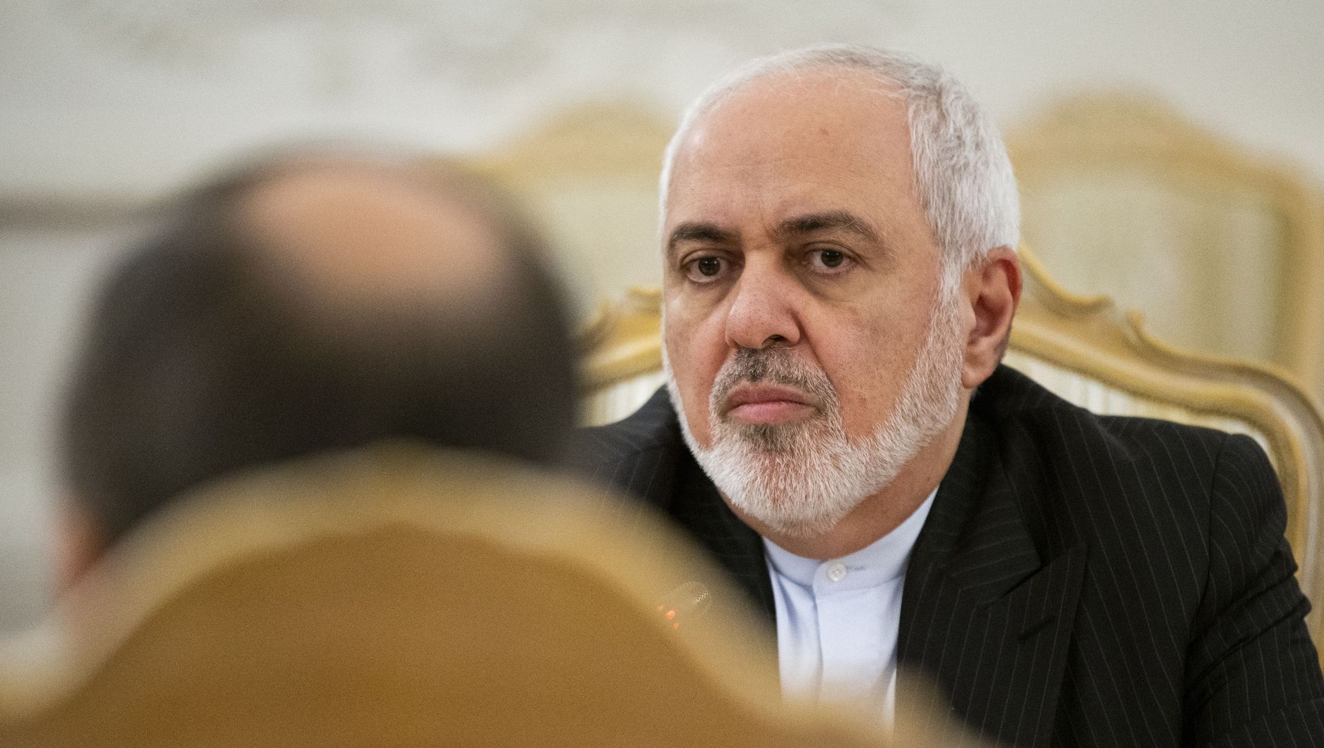 Iranian Foreign Minister Mohammad Javad Zarif listens to Russian Foreign Minister Sergey Lavrov during their talks in Moscow, Russia, Monday, Dec. 30, 2019. Iranian Foreign Minister Mohammad Javad Zarif listens to Russian Foreign Minister Sergey Lavrov during their talks in Moscow, Russia, Monday, Dec. 30, 2019. - Sputnik International, 1920, 09.05.2021