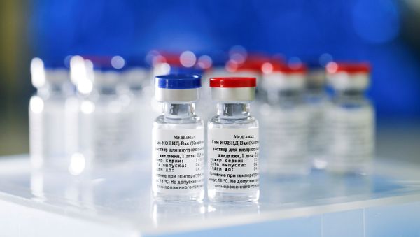 A handout photo provided by the Russian Direct Investment Fund (RDIF) shows samples of a vaccine against the coronavirus disease (COVID-19) developed by the Gamaleya Research Institute of Epidemiology and Microbiology, in Moscow, Russia August 6, 2020 - Sputnik International
