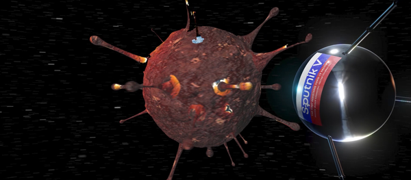 Sputnik V versus the coronavirus in promotional clip by RDIF. - Sputnik International