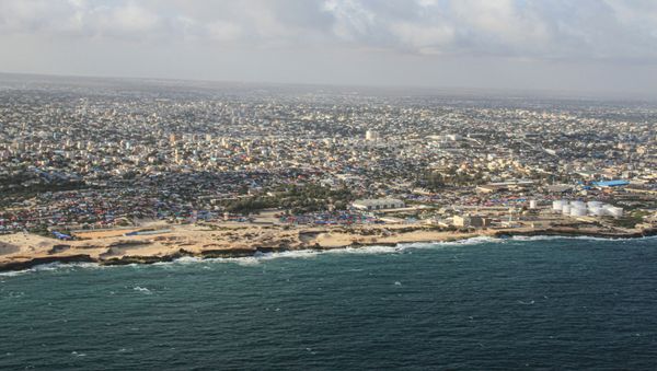 This aerial view taken on September 19, 2019 shows Somalia's capital Mogadishu. - Sputnik International