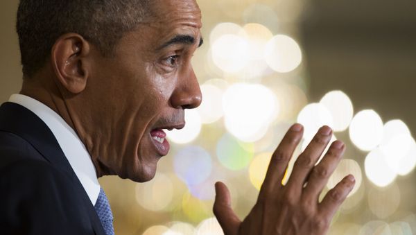 President Barack Obama speaks during the 2015 White House Conference on Aging, Monday, July 13, 2015, in the East Room of the White House in Washington. The president said a secure retirement is a critical component of what it means to be middle class in America.  - Sputnik International