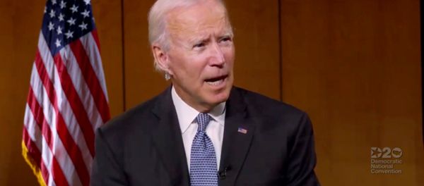 U.S. Democratic presidential candidate Joe Biden speaks to people about healthcare during the virtual 2020 Democratic National Convention as participants from across the country are hosted over video links from the originally planned site of the convention in Milwaukee, Wisconsin, U.S. August 18, 2020. U.S. Democratic presidential candidate Joe Biden speaks to people about healthcare during the virtual 2020 Democratic National Convention as participants from across the country are hosted over video links from the originally planned site of the convention in Milwaukee, Wisconsin, U.S. August 18, 2020. - Sputnik International