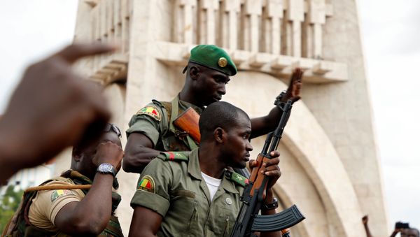 Malian army soldiers in Bamako, Mali Malian army soldiers in Bamako, Mali - Sputnik International